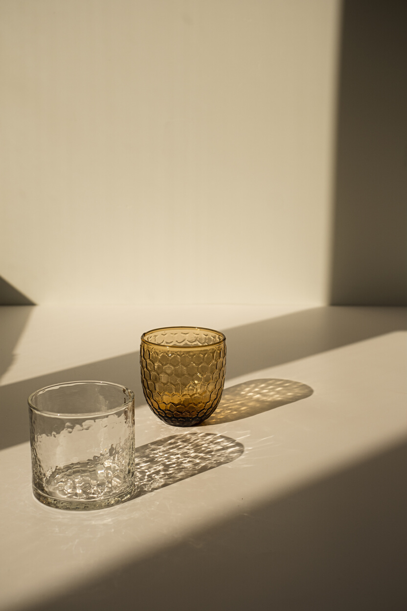 Glassware Casting a Shadow 